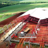 construção de free stall em pequenas propriedades Altônia